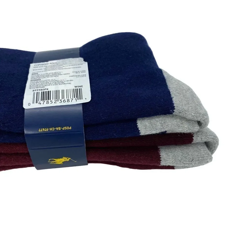 Polo Ralph Lauren Graphic Socks New Two Pack